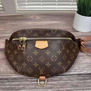 Louis Vuitton Bumbag Brown Monogram Canvas Messenger Bag